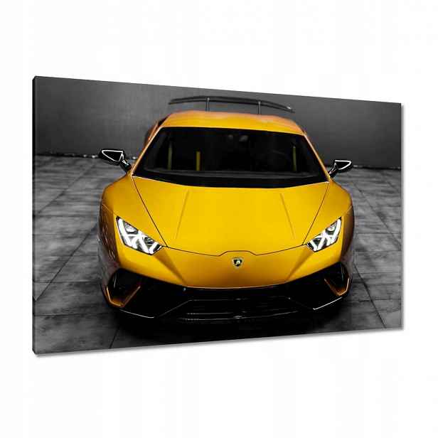 Obrazy 120x80 Žlutý auto Fura