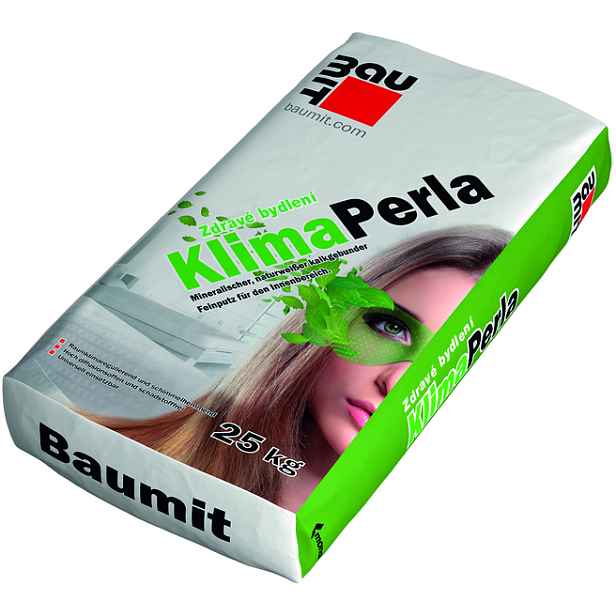 Omítka štuková Baumit KlimaPerla vápenná 0,6 mm 25 kg