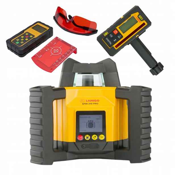 Rotační laser Lamigo Spin 310 Pro Sada Vodotěsný Automatický Lehký