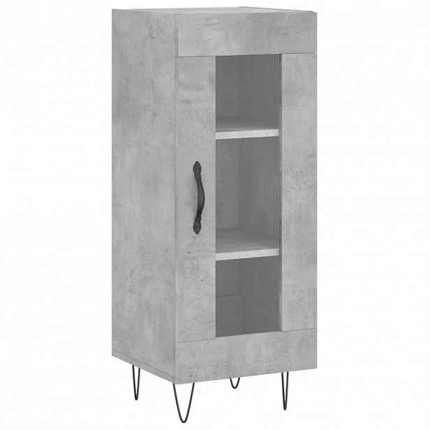 vidaXL Příborník betonově šedý 34,5 x 34 x 90 cm kompozitní dřevo