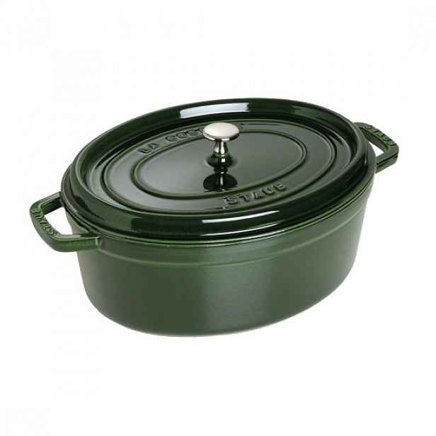 Oválný hrnec Cocotte, litina, 31cm/5,5L, Basil - Staub