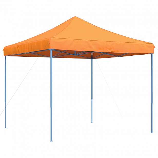 vidaXL Party Stan 292 x 292 x 315 cm Oranžová Oxford látka
