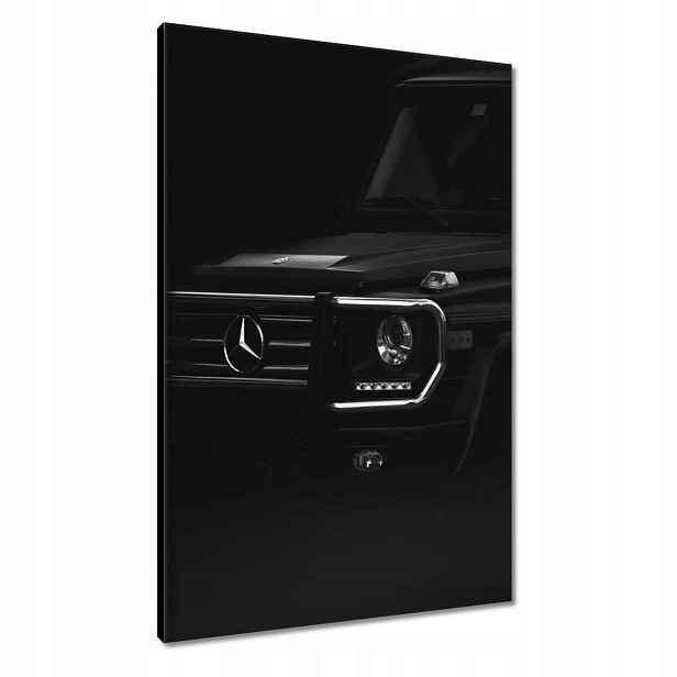 Obrazy 60x90 Mercedes černý terénní