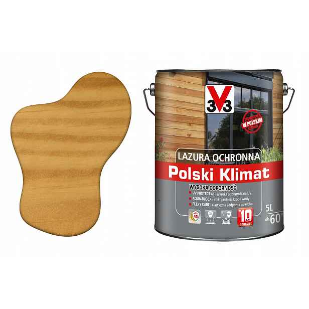 3V3 Výkonný lakovací nátěr pro střešní krytinu, Uv ochranná impregnace na dřevo Extra