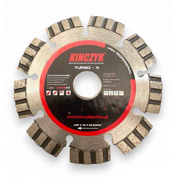 Kińyk Diamantový Kotouč Turbo A 125 mm Beton