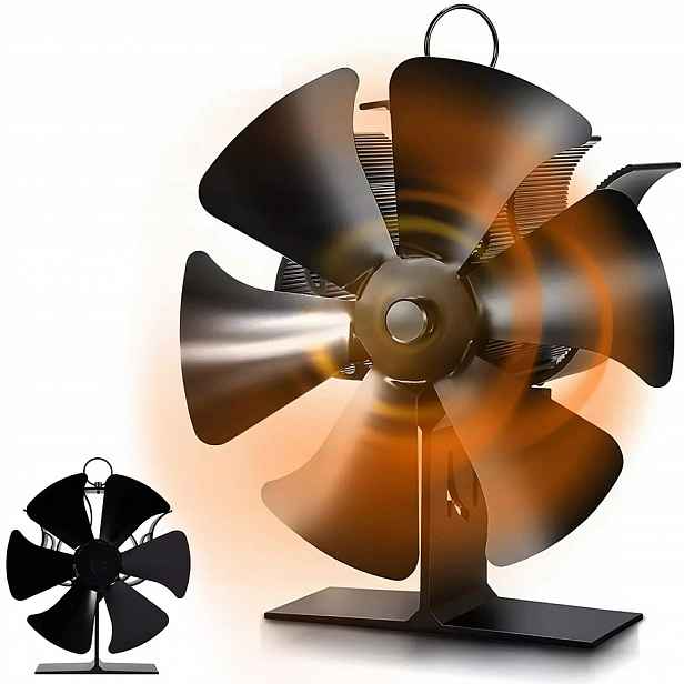 Krbový Ventilátor Krbový Ohřívač Teplovzdušný Ventilátor Eko Tichý