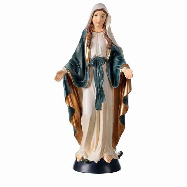 Matka Boží Boží Madona Neposkvrněná Figurka Dekorace 21 CM Vysoká