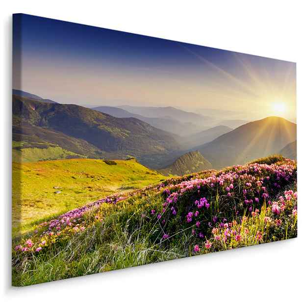 Plátno Západ Slunce V Horách II. Varianta: 40x30