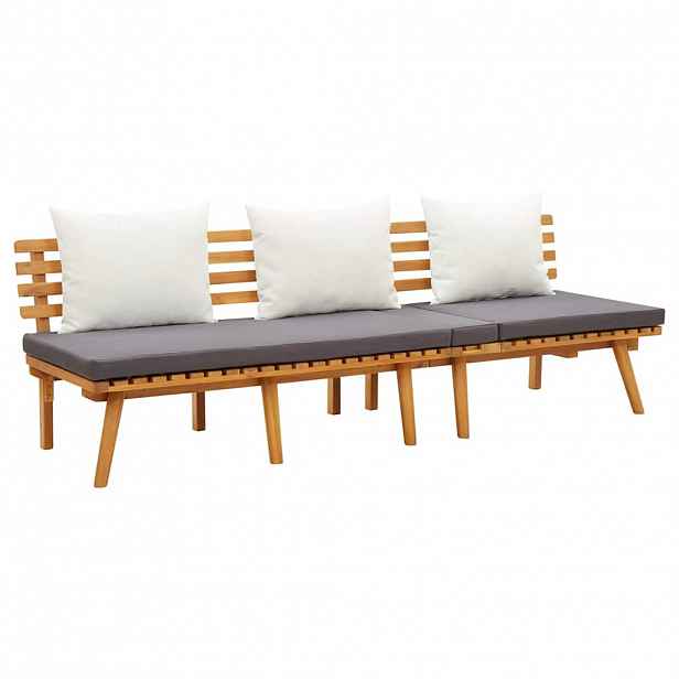 vidaXL Zahradní denní postel 200x65 cm masivní akáciové dřevo