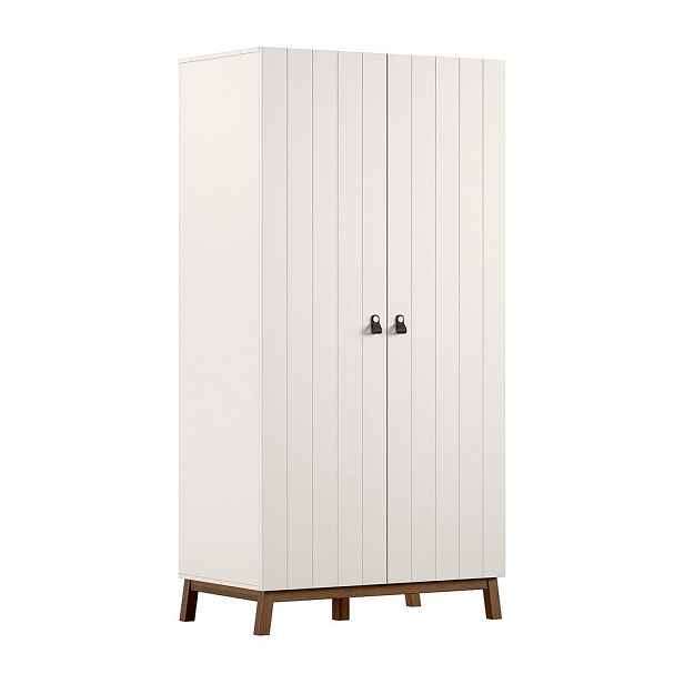 Béžová dětská šatní skříň 99x196x58 cm Sezane – Vipack