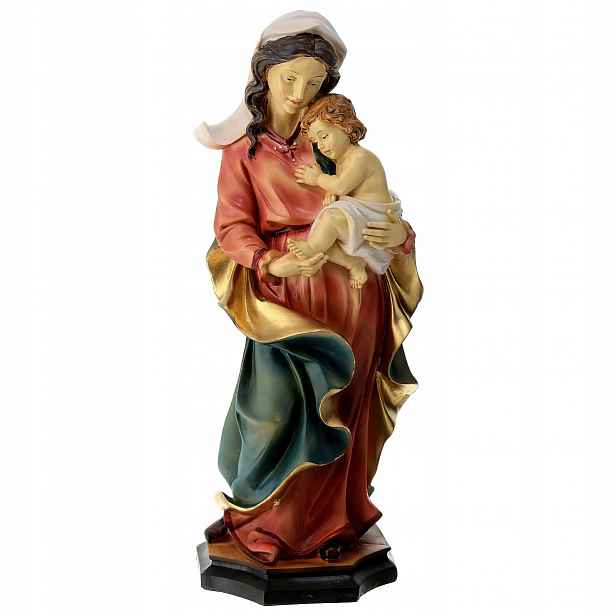 Figurka Matka Boží S Ježíškem 42 CM Vysoká
