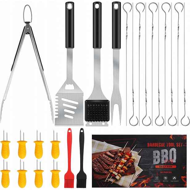 Sada grilovacího příslušenství – kompletní dárková sada pro grilmastera