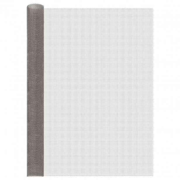 vidaXL Síťovina 120 x 1000 cm 3 Mesh Nerezová ocel 201 Stříbrná