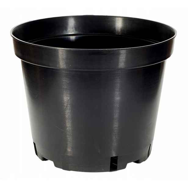 Květináč školkařský kulatý Ø 30,5 cm 12 L – černý – 100 ks