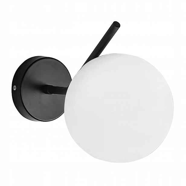 Nástěnná Lampa Na Zeď Černá Matná, Stínidlo G099-1W