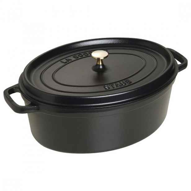 Oválná cocottová miska 41 cm/12 l, <<Black>> - Staub