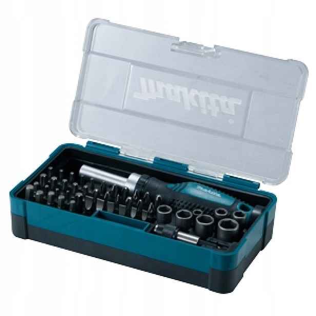 Makita B-36170 Šroubovák S Ráčnou, Bity, Nástavce