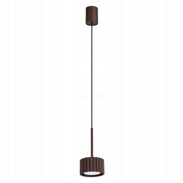 Závěsná lampa hnědá Stropní osvětlení Gx53 Zwis Aura SL.2690 Sollux