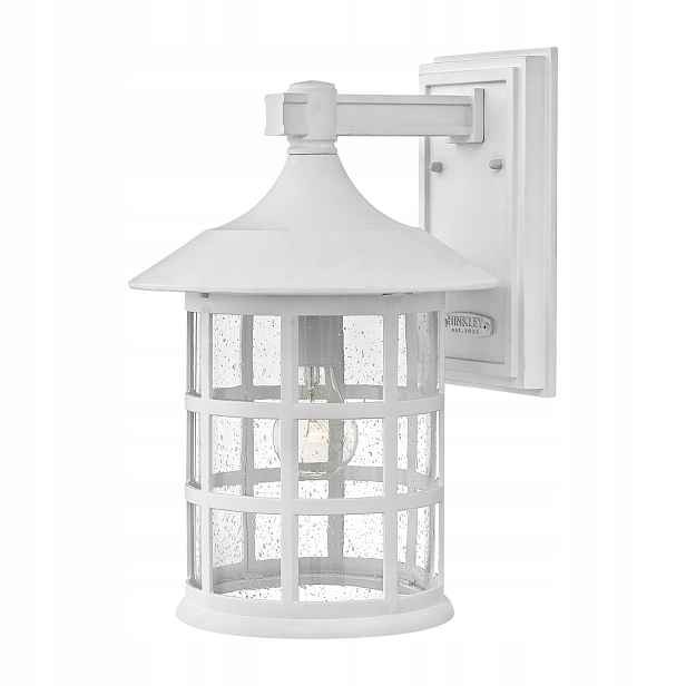 Nástěnné svítidlo klasická venkovní lampa bílá zahradní IP44 Hinkley