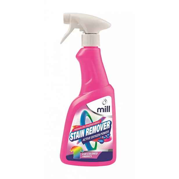MILL CLEAN Odstraňovač skvrn na barevné tkaniny 555ml