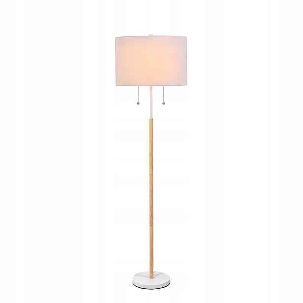 Podlahová lampa Fogo Bílá LP-0304/2F Light Prestige