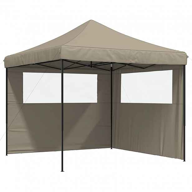 vidaXL Party Stan 292 x 292 x 315 cm Taupe Oxford látka