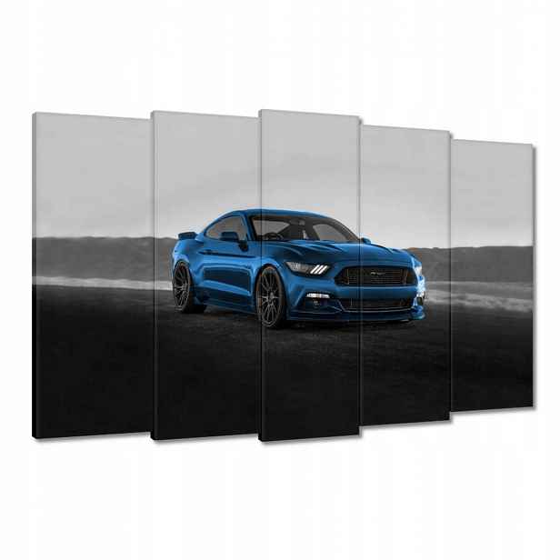Obrazy 150x95 Modrý Ford Mustang