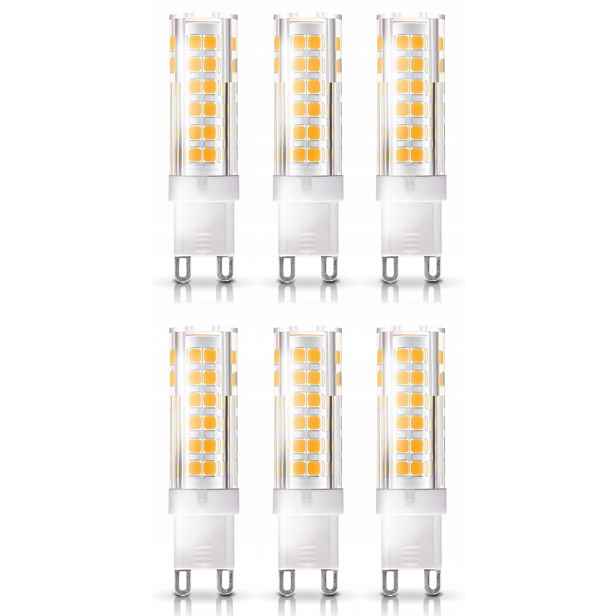 6x Led žárovka G9 6W=50W Barva Teplá bílá