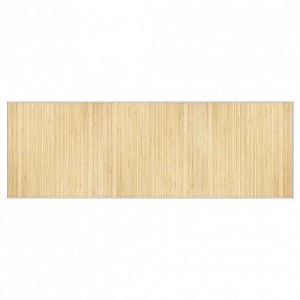 vidaXL Koberec obdélníkový světle přírodní 100 x 300 cm bambus