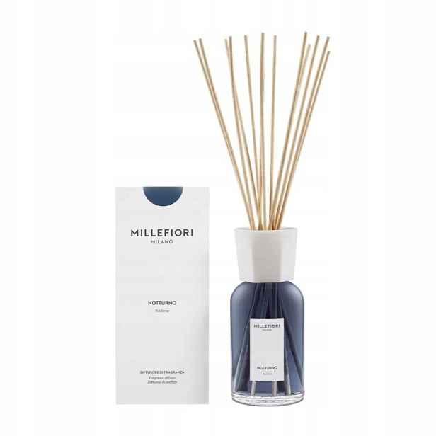 Millefiori Milano Notturno – difuzér s vůní a tyčinkami 500 ml