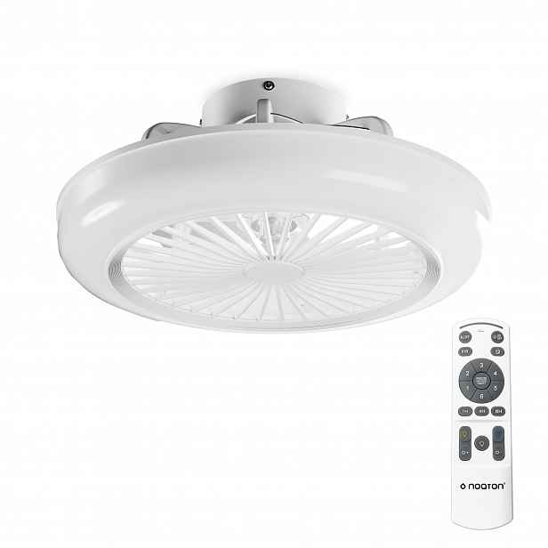 Noaton 11045W Polaris, bílá, stropní ventilátor se světlem