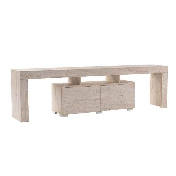 Televizní stolek Enclave Travertine