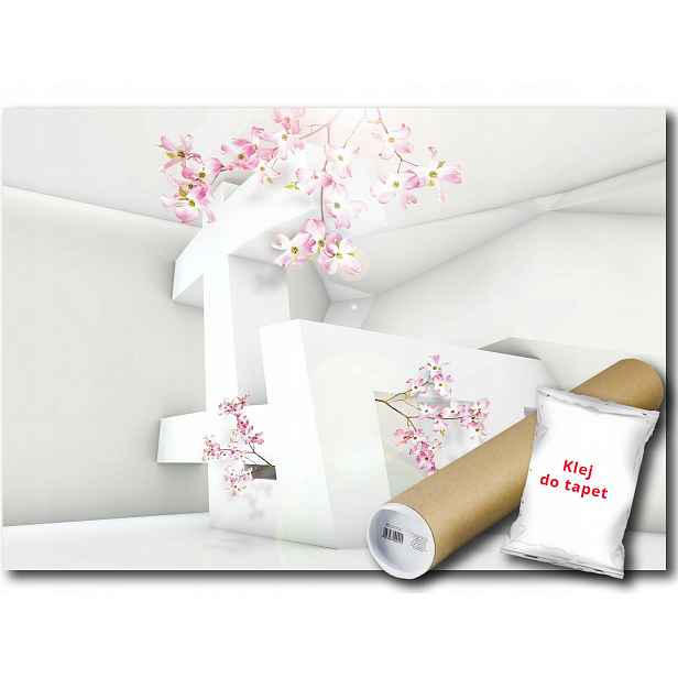 Vinylová fototapeta 3D abstrakce květ 152x104