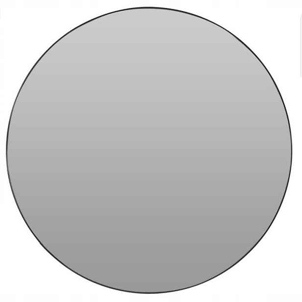 Zrcadlo kulaté v kovovém rámu, Ø 55 cm