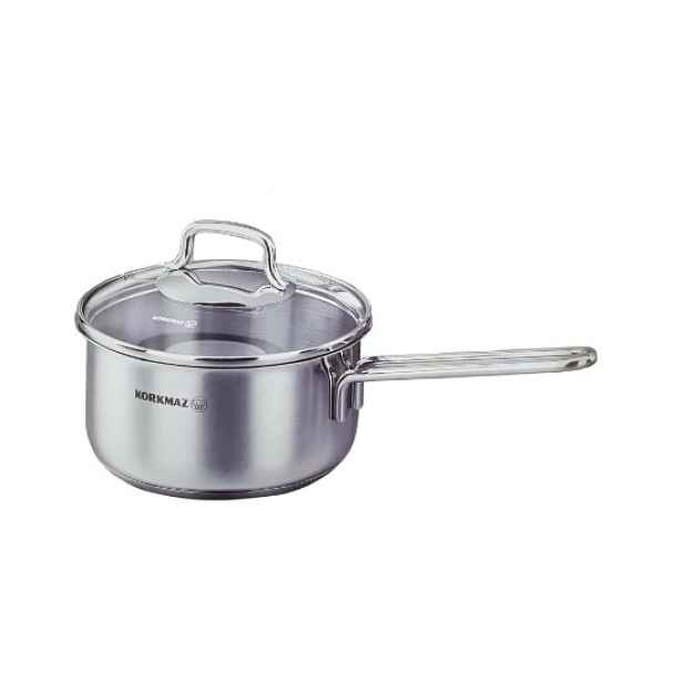 Rendlík, nerez, s poklicí, 16 cm / 1,6 l, "Perla" - Korkmaz