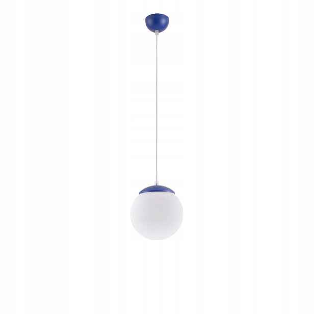 Závěsná lampa Ugo 20 ultramarínová Stropní osvětlení koule modrá Sollux