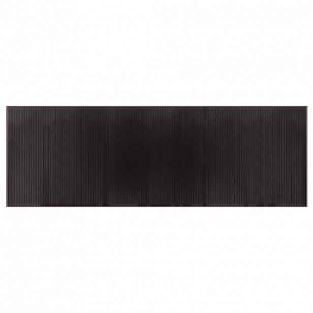 vidaXL Koberec obdélníkový tmavě hnědý 100 x 300 cm bambus