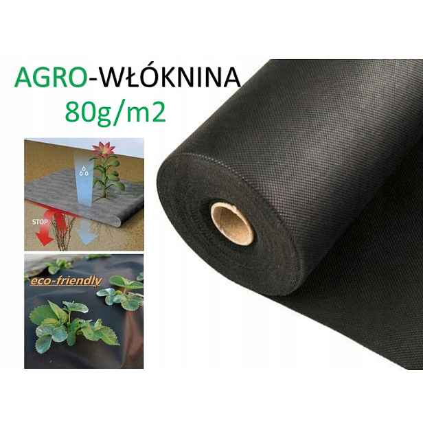 Agrotextilie 80G/M2 Na Plevel 1,6x100 mb