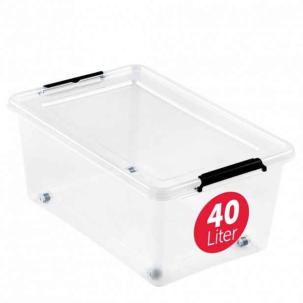 BOXXivo ÚLOŽNÝ box s víkem 40 l – sada 1 ks