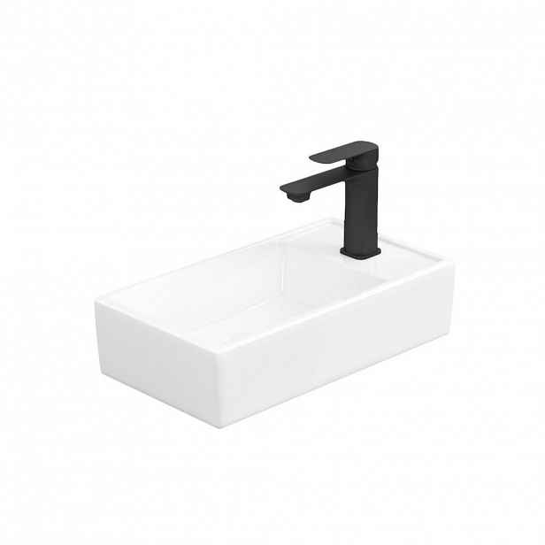 EMKE UMYVADLO na desku, lesklá bílá, 41,6/22,3/10,5 cm