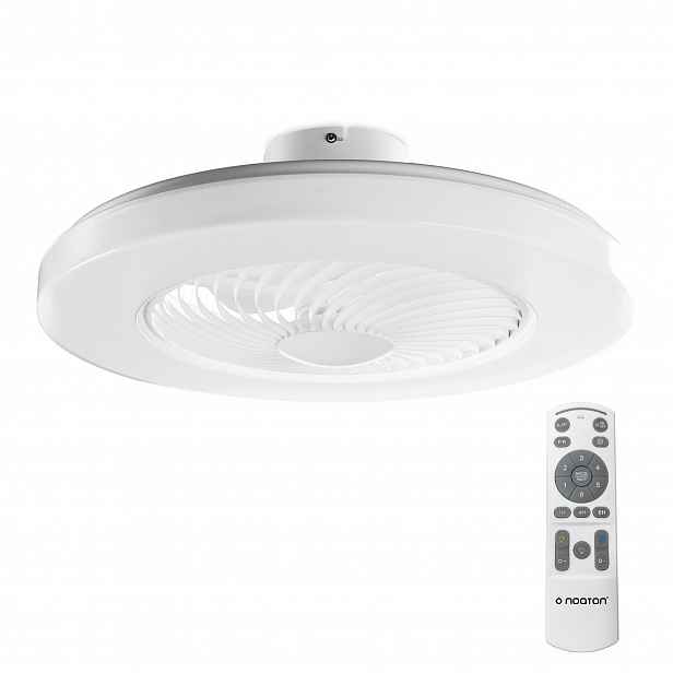 Noaton 12058W Triton, bílá, stropní ventilátor se světlem