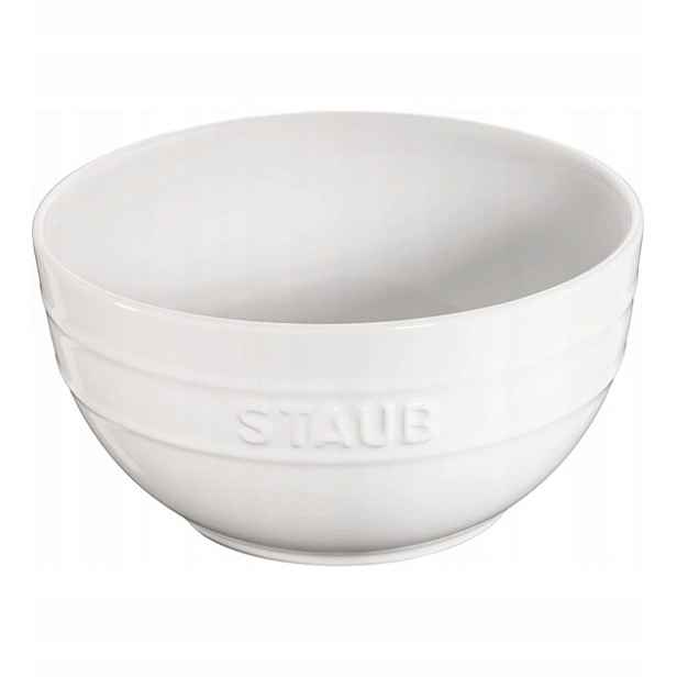 Staub Serving keramická miska kulatá 18 cm 1,5 l bílá