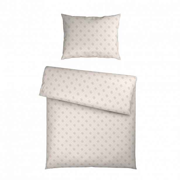 Ambia Home POVLEČENÍ satén krémová 140/200 cm