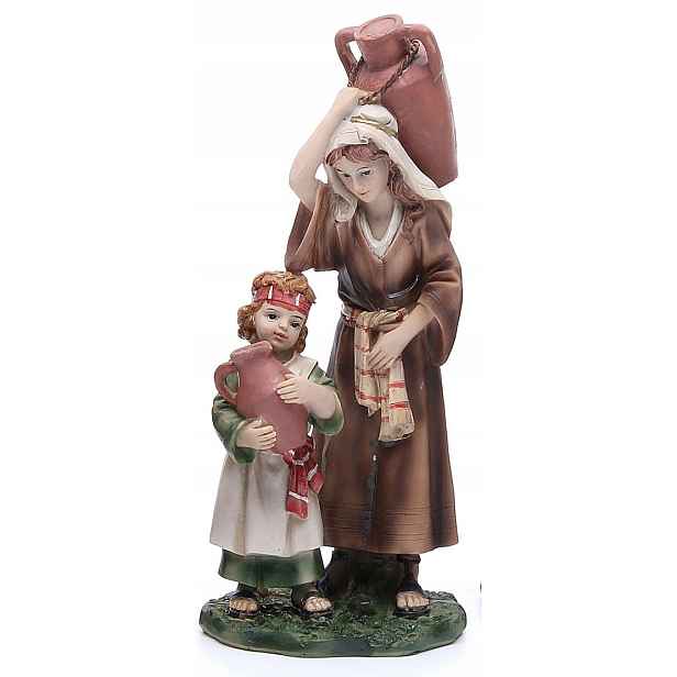 Figurka Do Betléma "Matka s dítětem a amforou" pro figurky o výšce 20 cm