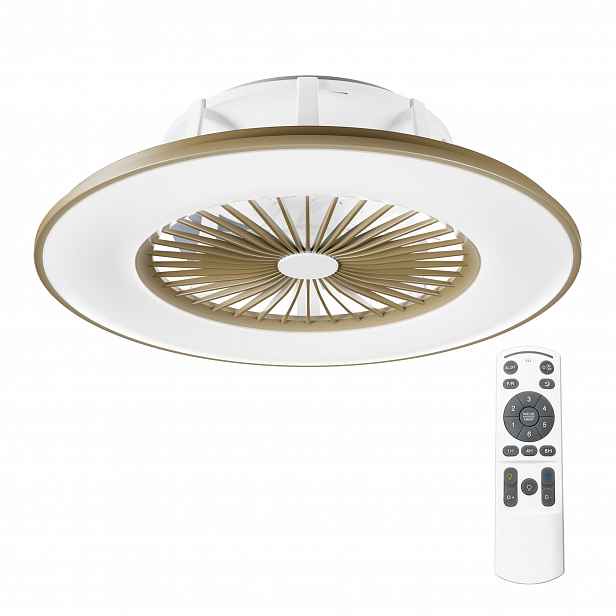 Noaton 11056CR Vega, kávová, stropní ventilátor se světlem