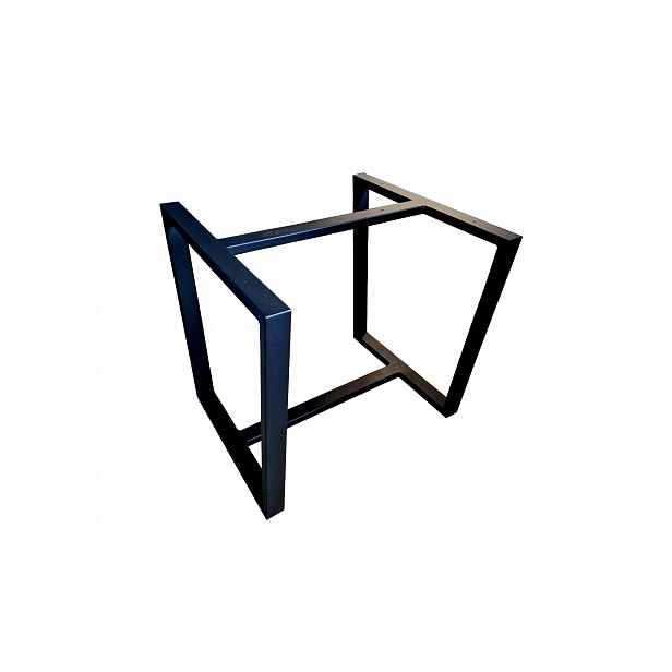 Rám stolu kovový loft černý 45x40 cm Šířka 30 cm ocelový Nkrm