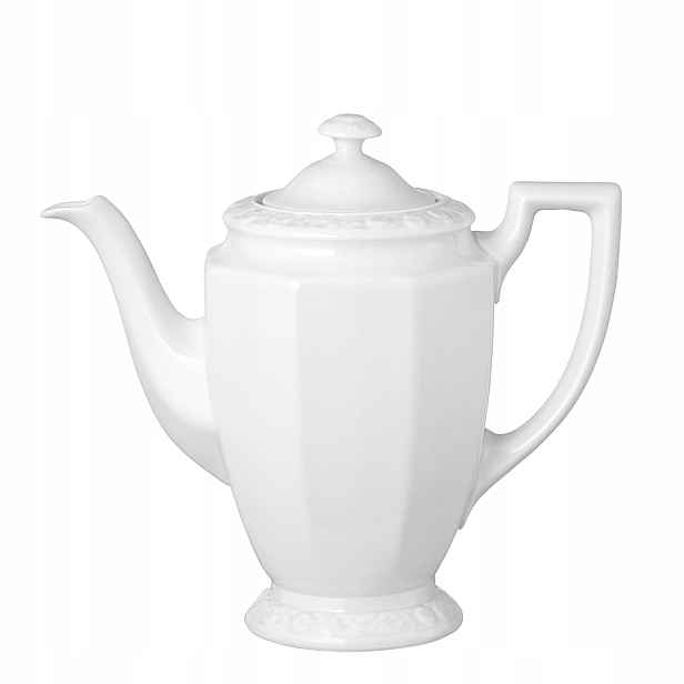 Rosenthal Maria Bílá porcelánová konvice na kávu, klasická