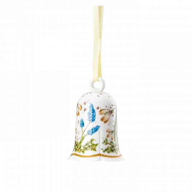 Rosenthal  Velikonoční závěsná dekorace porcelánový zvonek "Jarní ráno"