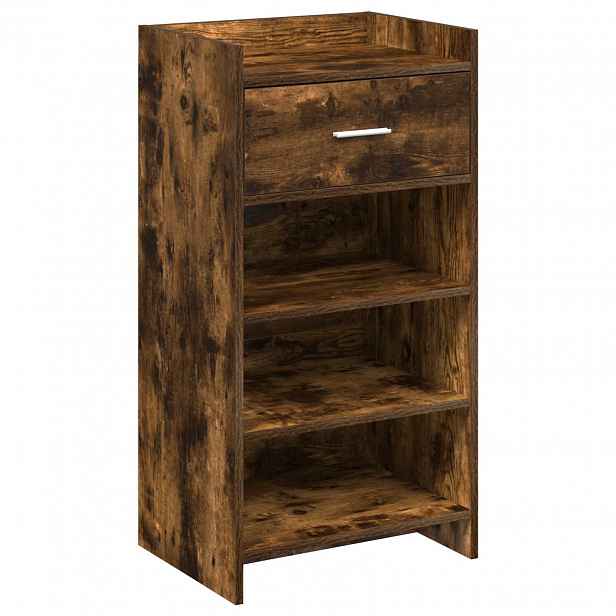 vidaXL Skříň na obuv Kouřový dub 48 x 36 x 92 cm Kompozitní dřevo