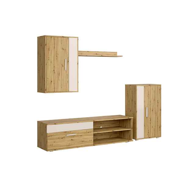 HALMAR Sada obývacího nábytku Benson dub artisan/kašmír
